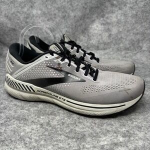 Brooks Adrenaline GTS 22 Mens‎ Running Shoes Size 13 Gray Black Sneakers